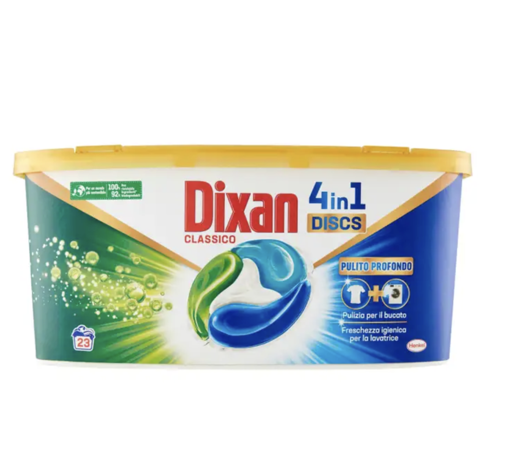 Dixan (Persil) 4in1 DISCS, Klassisch, 23 Stk.