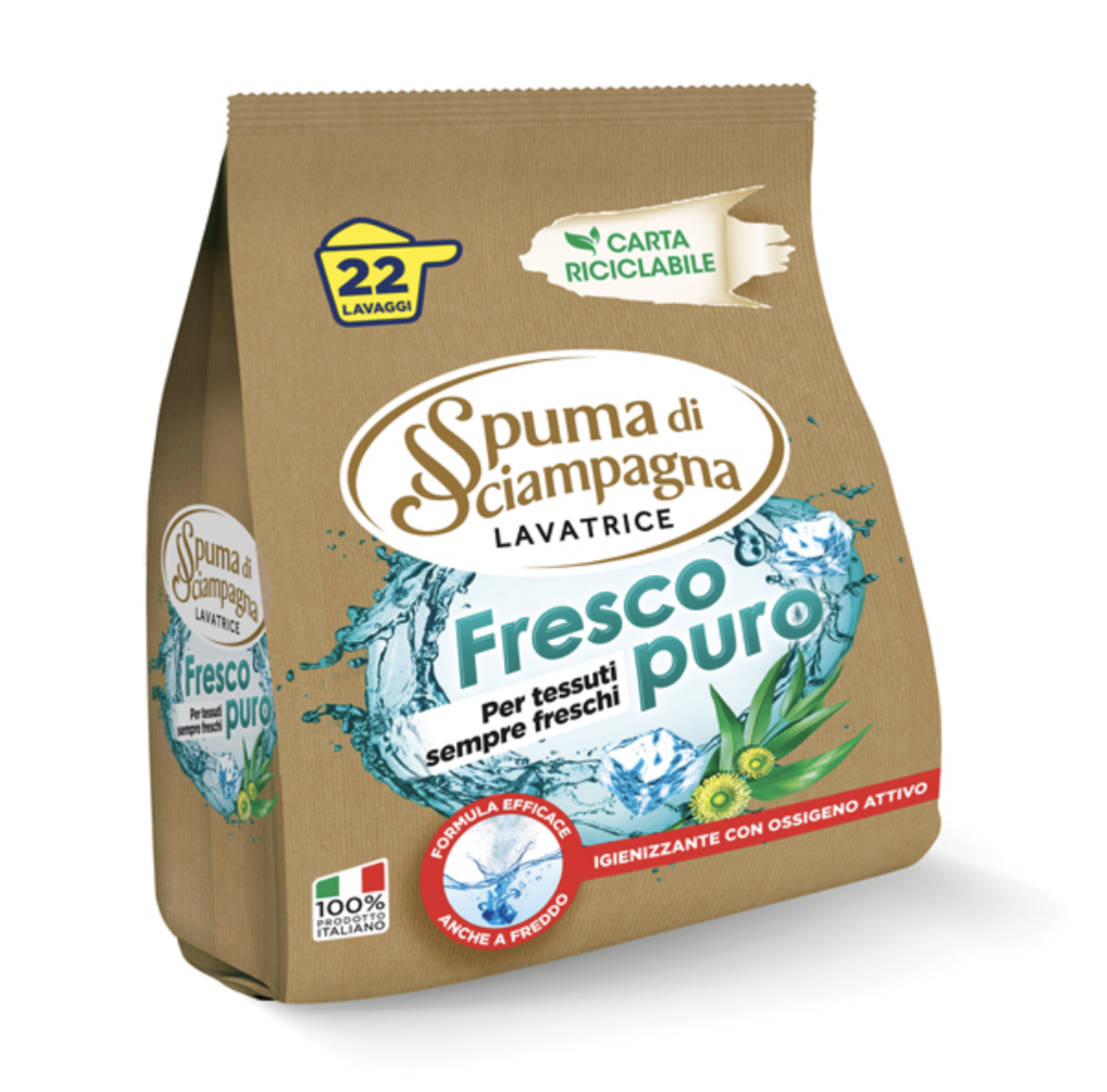 Spuma di Sciampagna Fresco Puro, Pulverwaschmittel, 22 Wäschen