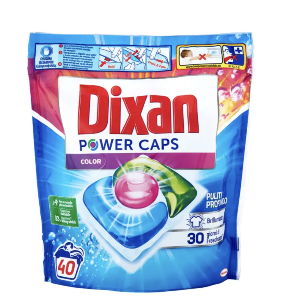 Dixan (Persil) PowerCaps, Farbige, 40 Wäschen