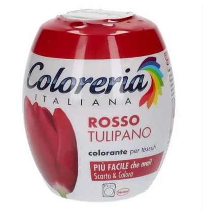 COLORERIA ITALIANA, Stoff-Farbe, Tulpen Rot, 350gr