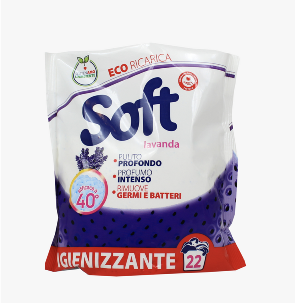 Soft Lavendel, Pulverwaschmittel, 22 Wäschen