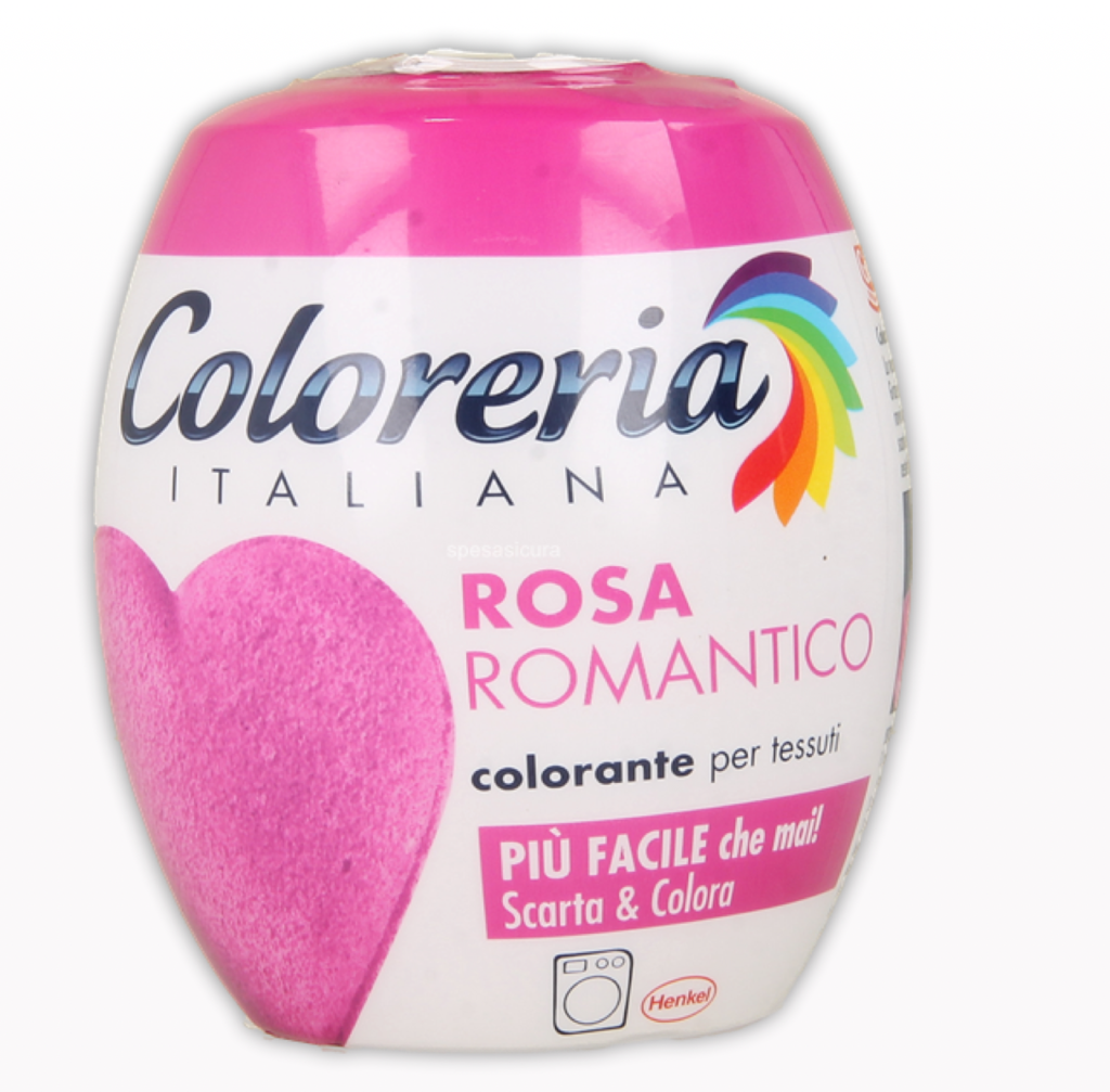 COLORERIA ITALIANA, Stoff-Farbe, Romantische Rose, 350gr