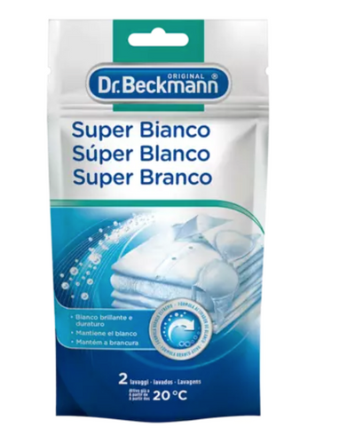 Dr. Beckmann, Super Weiss, Mini-Format, 2 Waschungen, 80gr