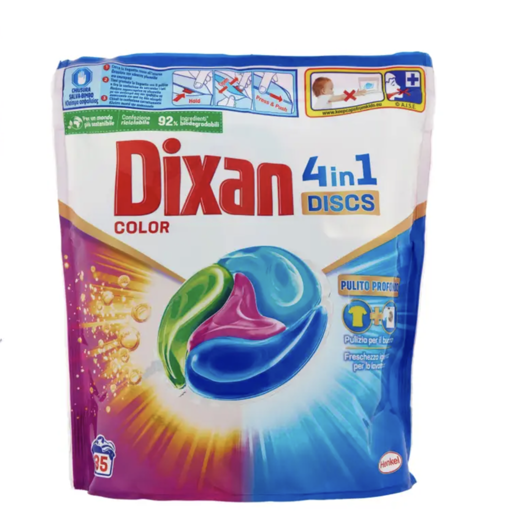 Dixan (Persil) 4in1 DISCS, Farbige, 35 Stk.