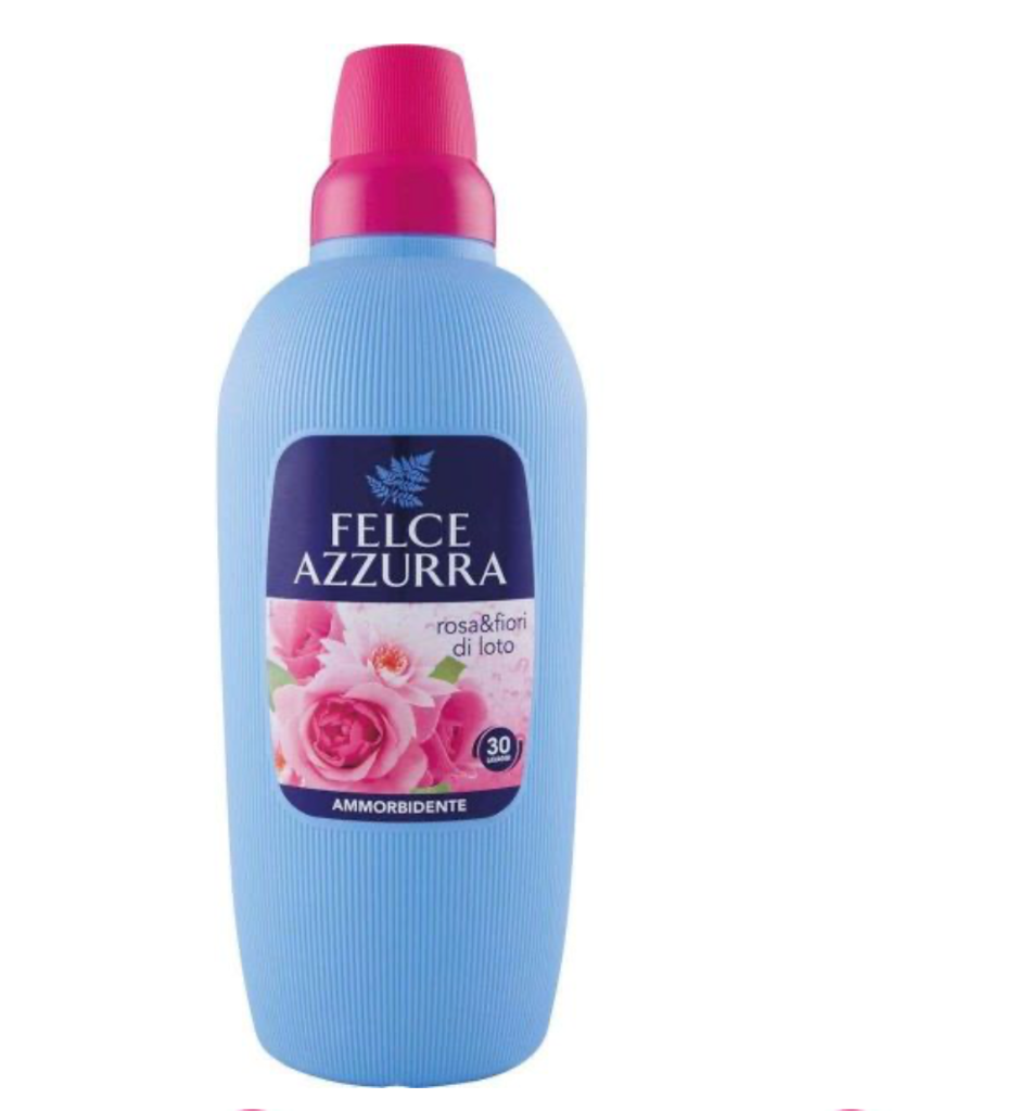 FELCE AZZURRA, Weichspüler, Rose und Lotus, 2lt, 30 Waschen