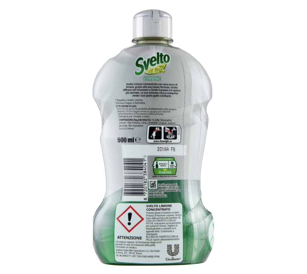 Svelto Piatti a Mano Concentrato, Zitrone 500ml