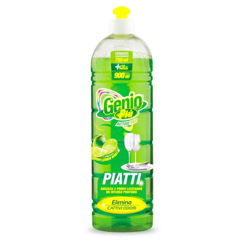 Genio Più Piatti, Handwaschmittel, Lemon mint, 900ml