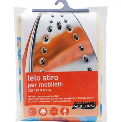 AQUAM Telo Stiro per Mobiletti, 120x63cm