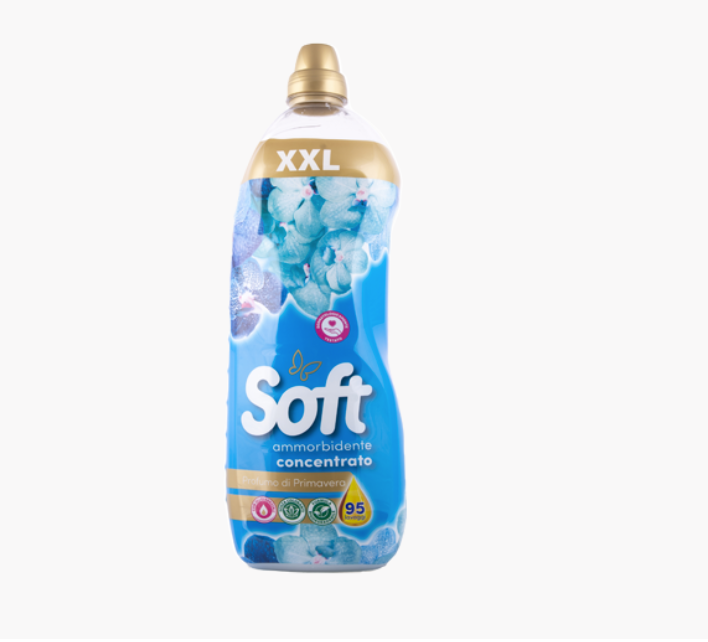 Soft, Konzentrierter Weichspüler, Frühlingsduft, 2lt