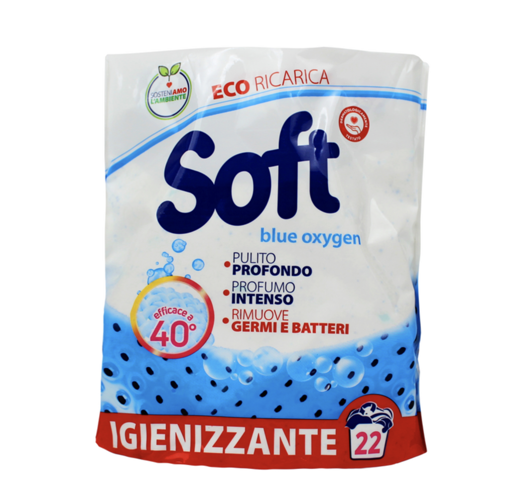 Soft blue oxygen, Pulverwaschmittel, 22 Wäschen