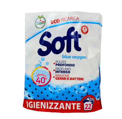 Soft blue oxygen, Pulverwaschmittel, 22 Wäschen