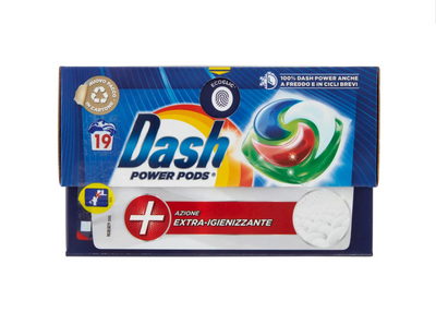 Dash Power Pods,Extra-Hygiene, 19 Wäschen