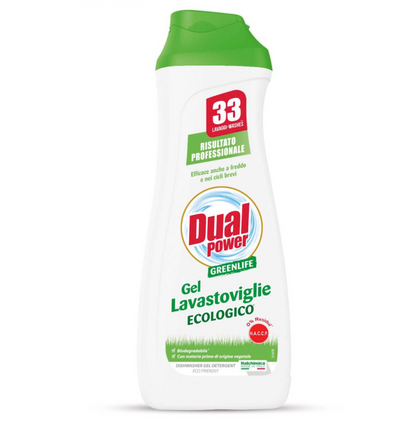 Dual Power Green Life, Ecogreen Geschirrspülgel, 600 ml