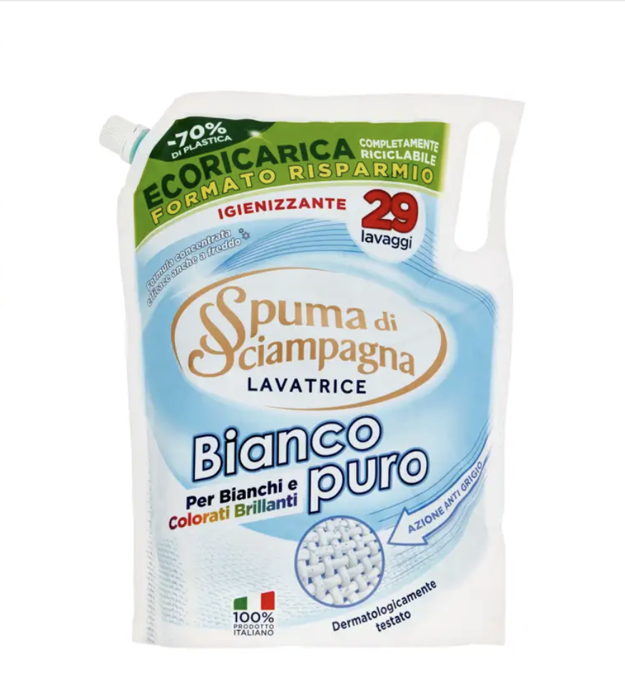 Spuma di Sciampagna Waschmaschine Pure Bianco, Nachfüllen, 29 Wäschen