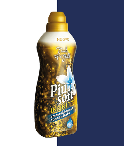 PIU SOFF INFINITY, Weichspüler, Hauch von Gold, 750ml