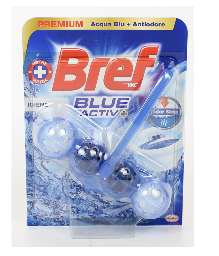 BREF WC BLUE ACTIV, Einhänger, 4in1 Hygiene, 1 Stück