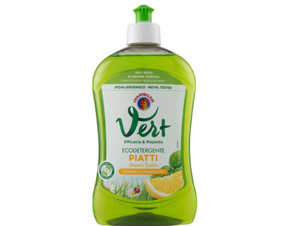 CHANTECLAIR Vert Eco-Geschirrwaschmittel  Zitrone und Basilikum, 500ml