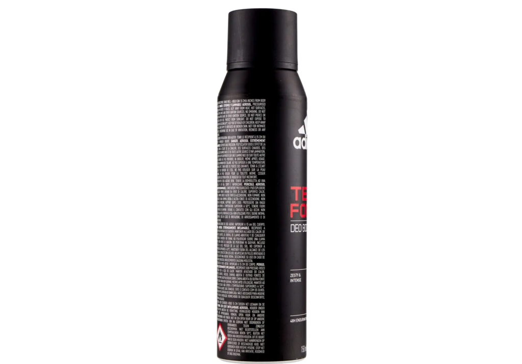 Adidas Spray Deodorant, Team Force, 150ml