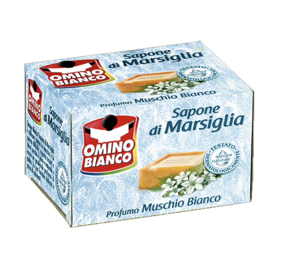 OMINO BIANCO Schmierseife, Marseille und Weisser Moschus