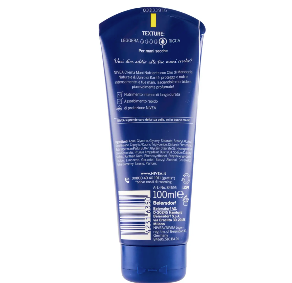 Nivea Handcreme, Mandelöl, 100ml