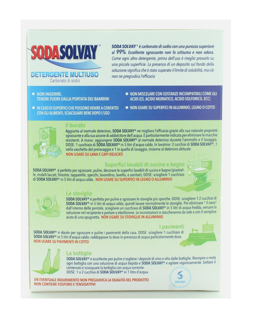 SodaSolvay Natriumcarbonat 1Kg