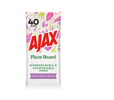 AJAX, Reinigungstücher für Glas, 40 Stück