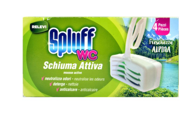 Relevi Spluff WC-Einhänger, Kiefer,4 x 33 g