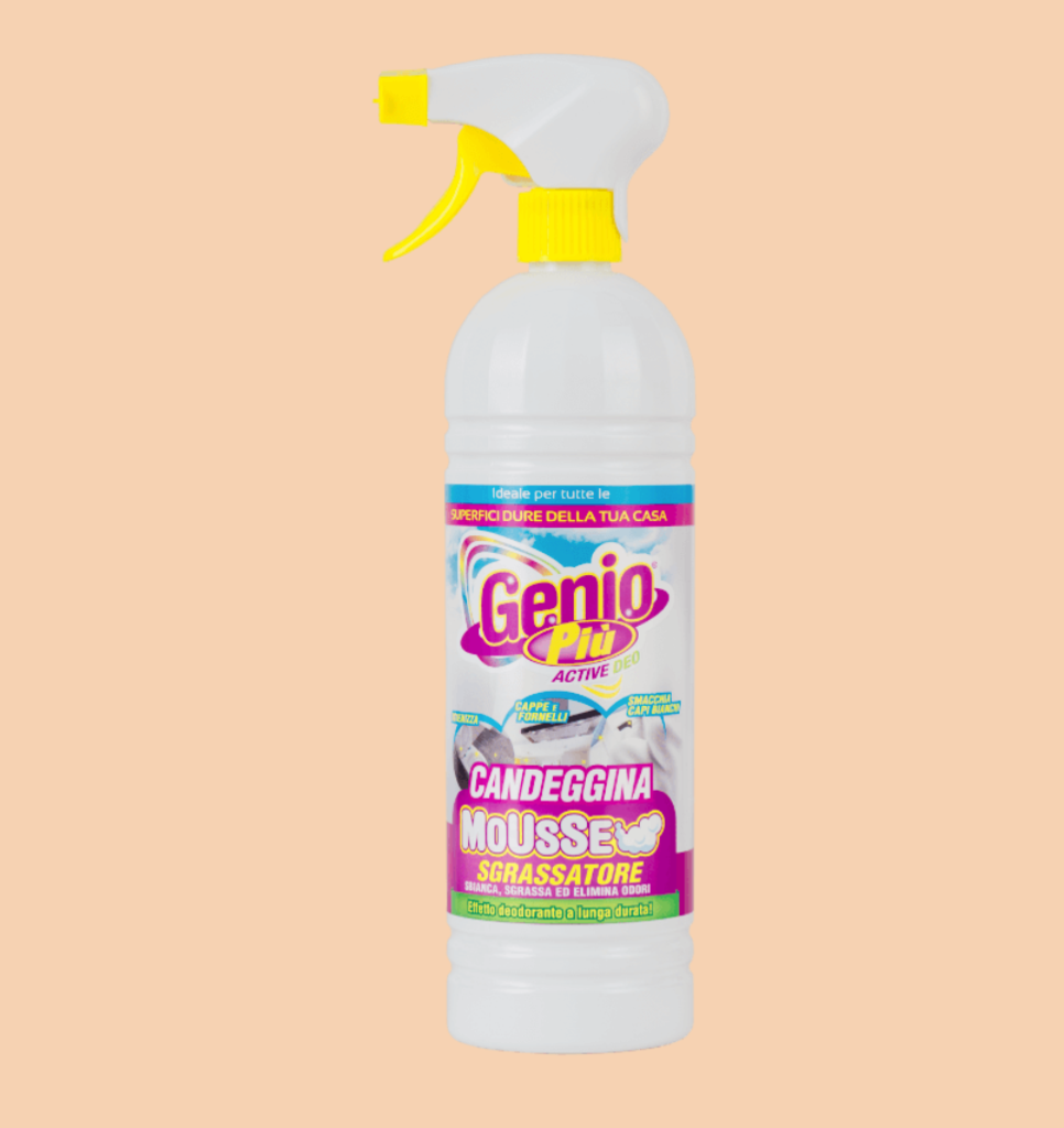 Genie Piu, Bleichmittel-Mousse,  Entfetter, 900ml