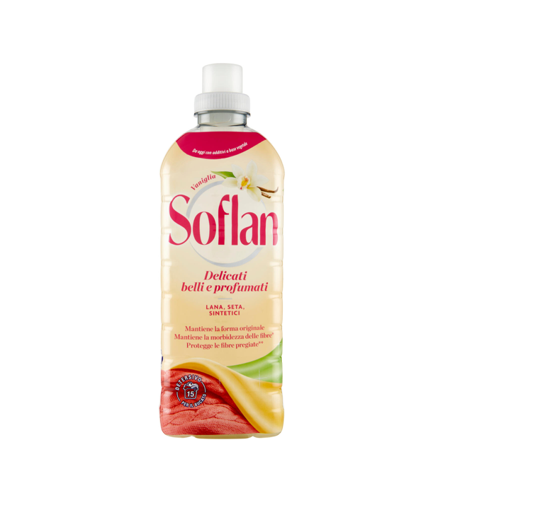 Soflan Flüssigwaschmittel für Wolle, Seide, Synthetik 900 ml