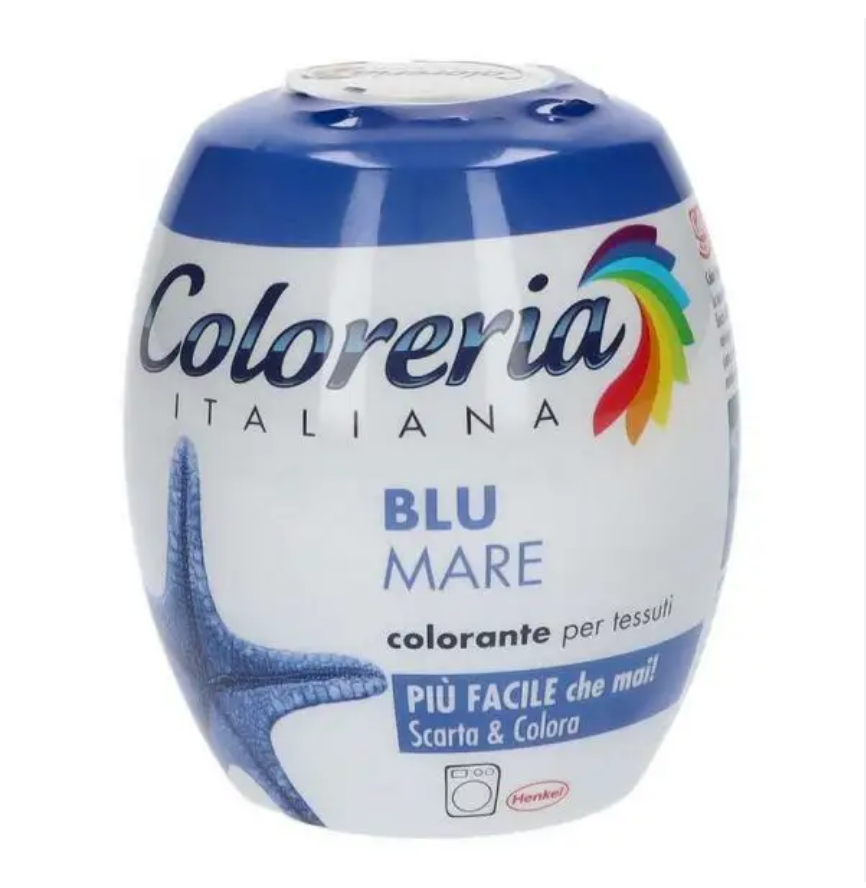 COLORERIA ITALIANA, Soff-Farbe, Blaues Meer, 350gr