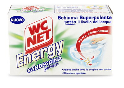 WC NET Energy, Pulver mit Bleichmittel