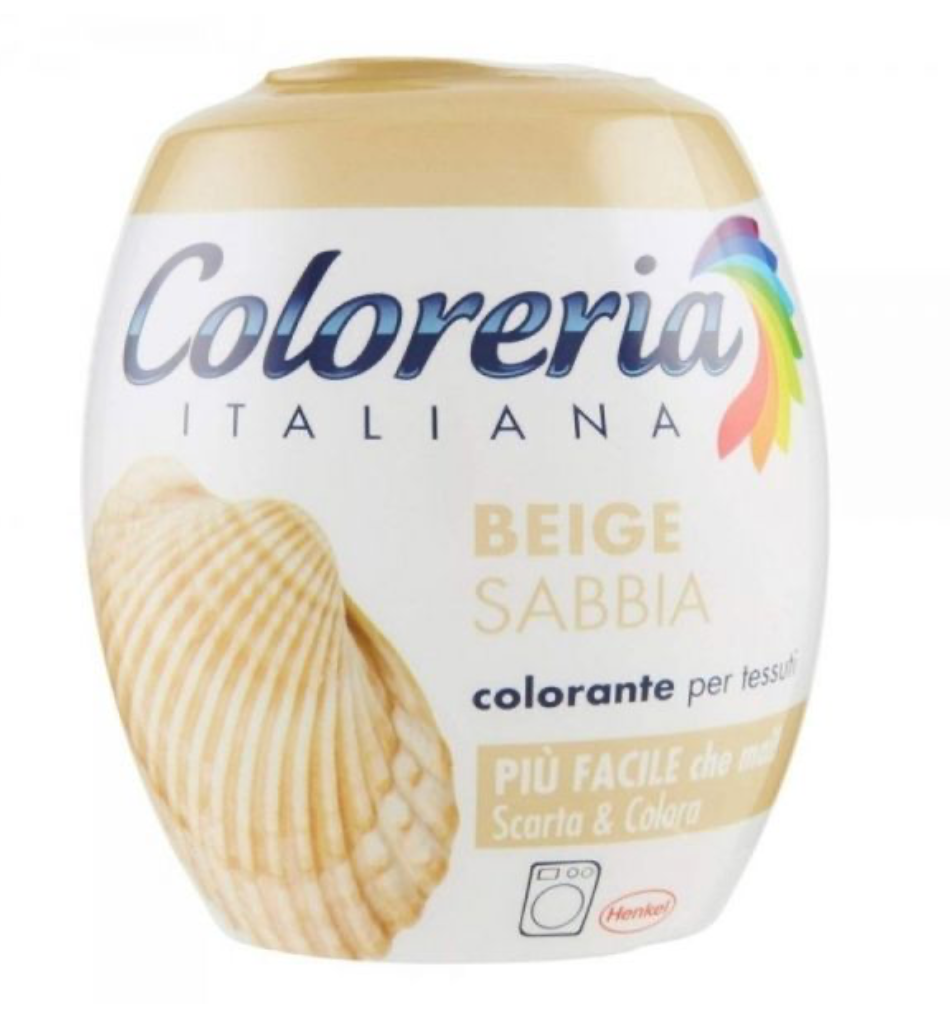 COLORERIA ITALIANA, Stoff-Farbe, Beiger Sand, 350gr