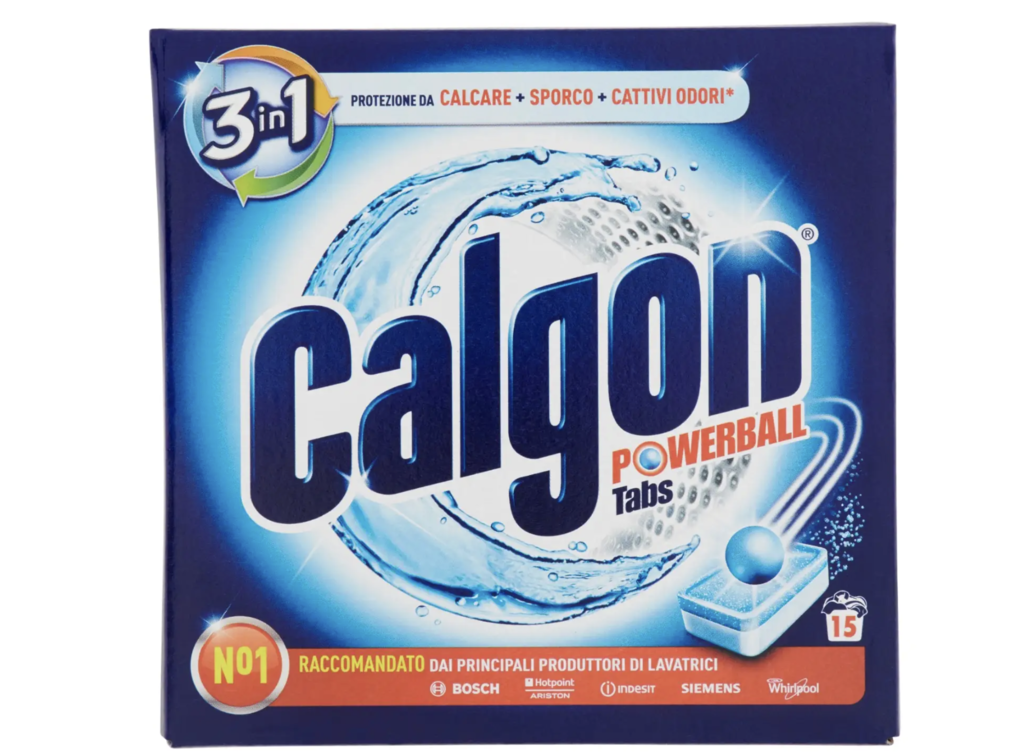 Calgon Powerball Tabs, Waschmaschinen-Entkalker, 15 Stk.